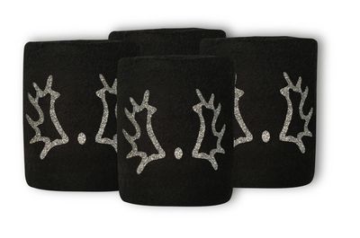 Fleecebandagen BASIC 4-er Set optional mit Fleecebandagen BASIC - optional mit "BRANDZEICHEN" by Waldhausen, Pferd, Pony, Turnier, Reiter,