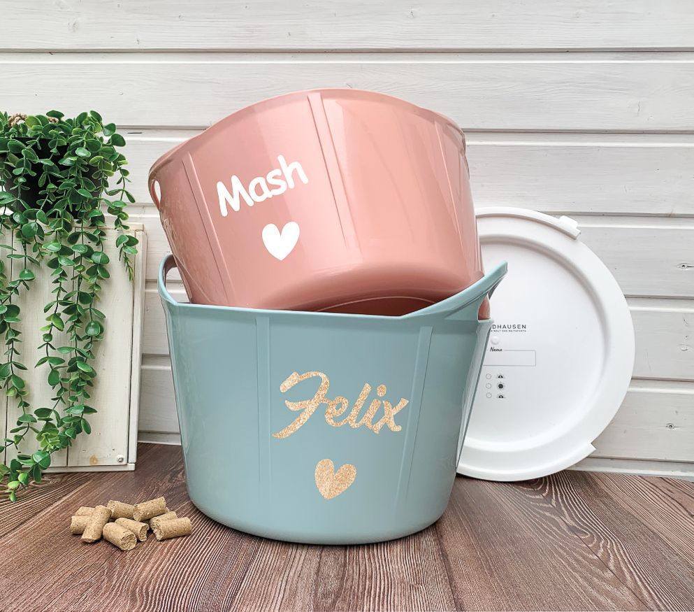 FLEXISCHALE optional mit NAMEN 17L by Waldhausen Flexischale, 17 l, Waldhausen, Wunschname, personalisiert,