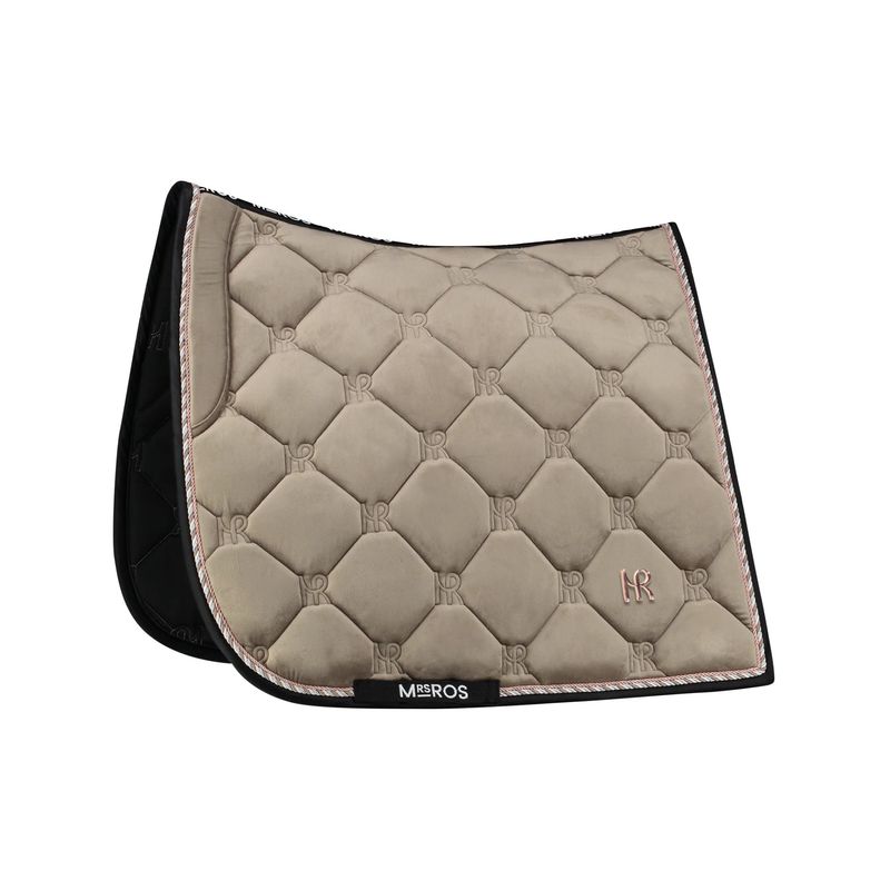 CHARMER Schabracke BLUSHING TAUPE VELVET by Mrs. Ros EQUESTRIAN CHARMER Schabracke BLUSHING TAUPE VELVET by Mrs. Ros EQUESTRIAN