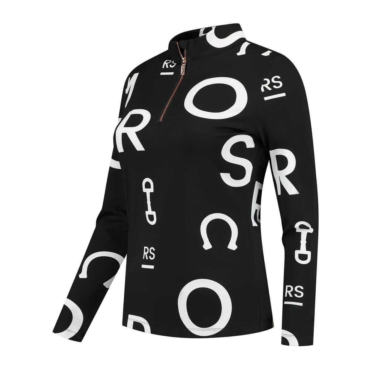 Langarm-Shirt JET SET anthrazit by Mrs Ros