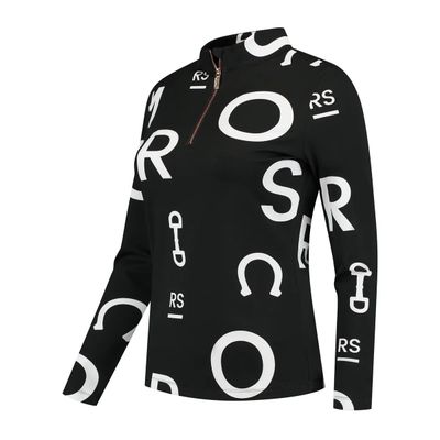 Langarm-Shirt JET SET anthrazit by Mrs Ros