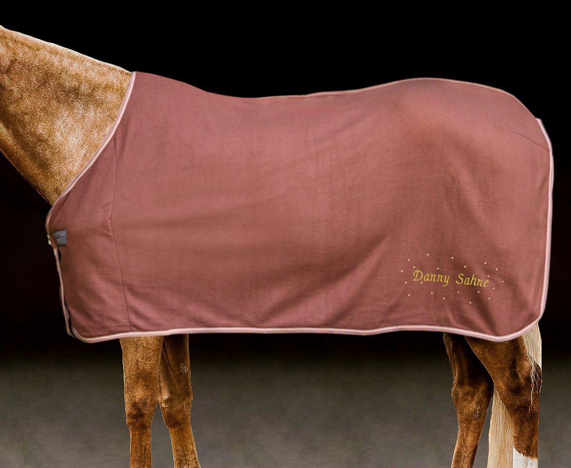 Fleecedecke ECONOMIC optional mit "WUNSCHNAMEN" mocca  by WALDHAUSEN