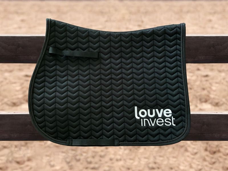 Schabracke  CLASSIC SCHWARZ mit LOGO nach Wunsch