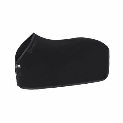 ESKADRON Fleece Abschwitzdecke schwarz -personalisierbar- ESKADRON Fleece Abschwitzdecke schwarz, Pferd, Pony,