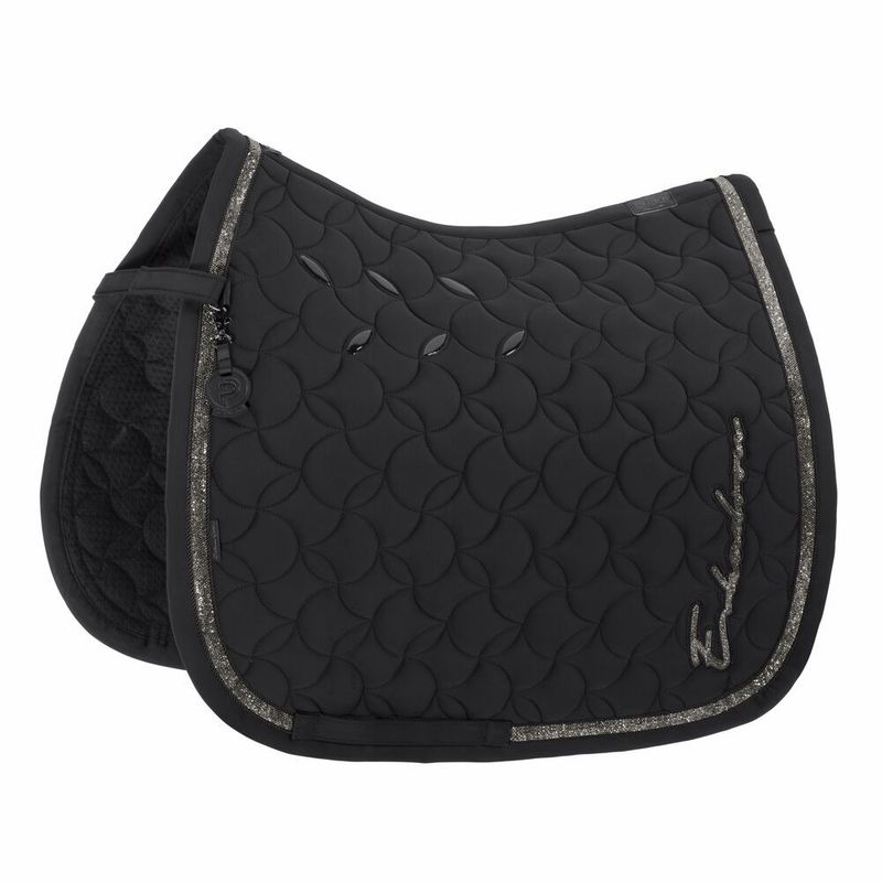 ESKADRON Platinum Schabracke PRO SOFT GLITTER -schwarz-