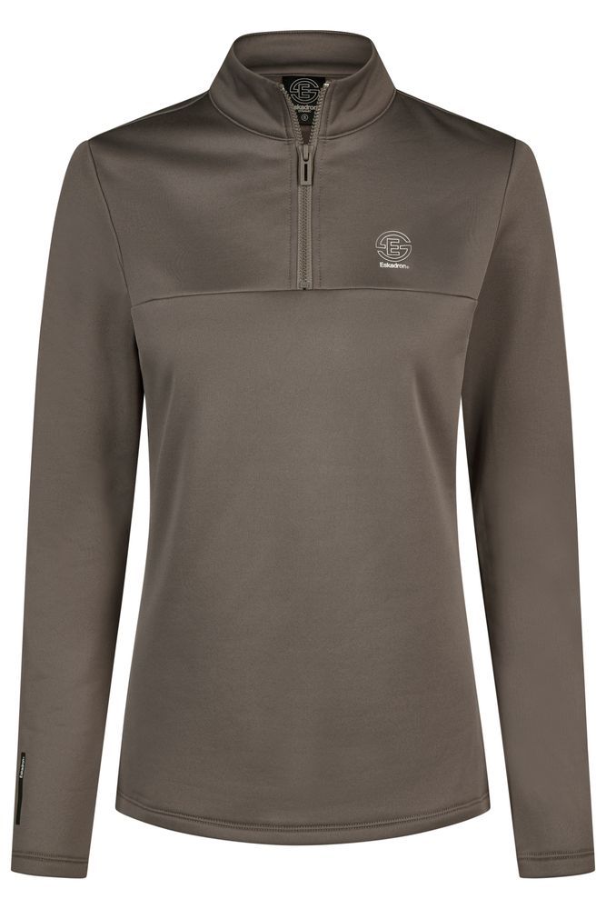 ESKADRON DYNAMIC HALF-ZIP Shirt powdertaupe ESKADRON DYNAMIC HALF-ZIP Shirt powdertaupe