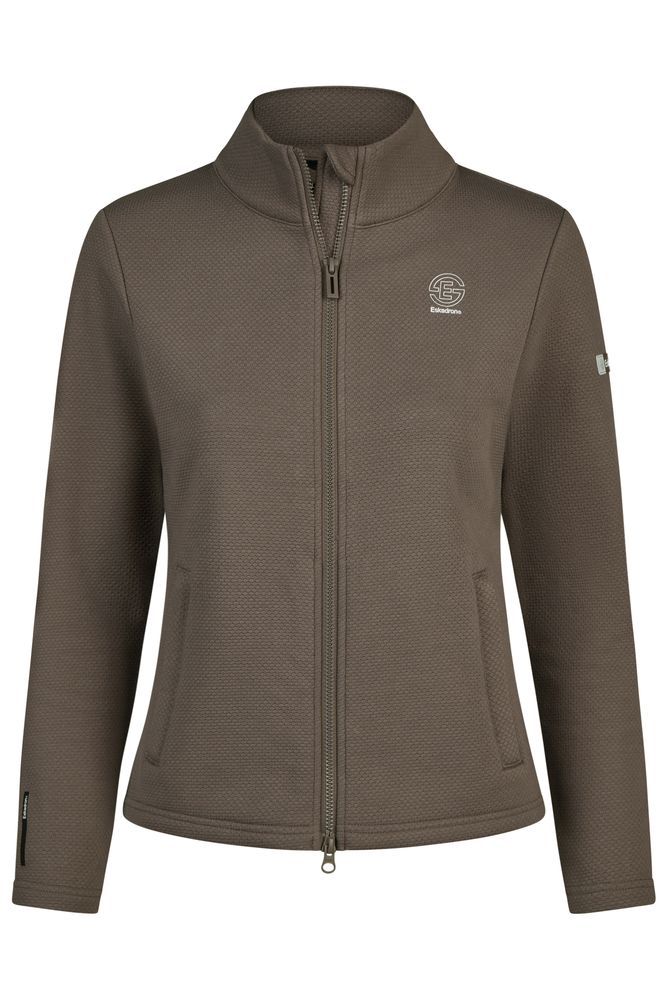 ESKADRON DYNAMIC  ZIP FLEECE Jacke powdertaupe