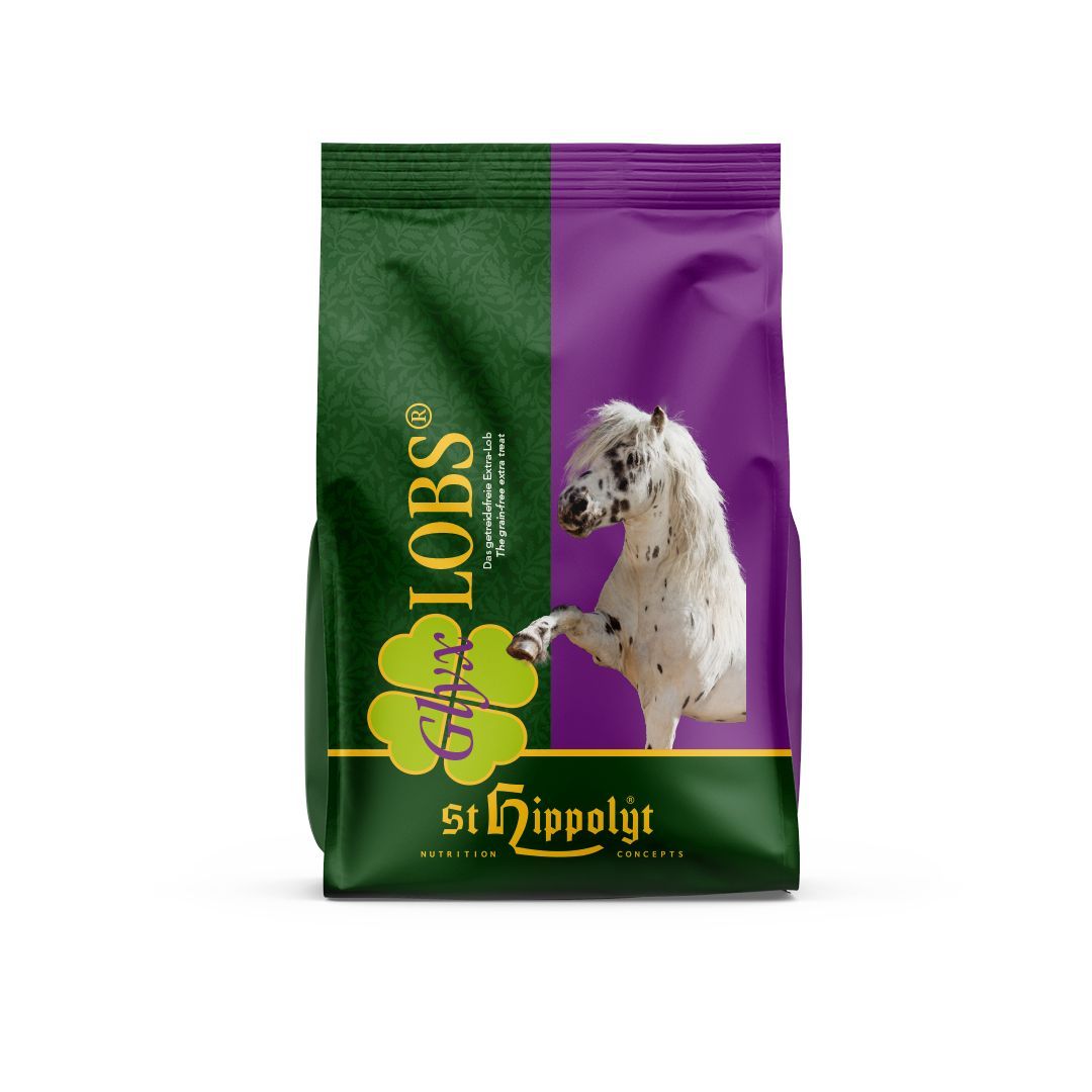 ST. HIPPOLYT Glyx Lobs®® 1Kg  getreidefrei, Leckerlis, Pferd, Pony
