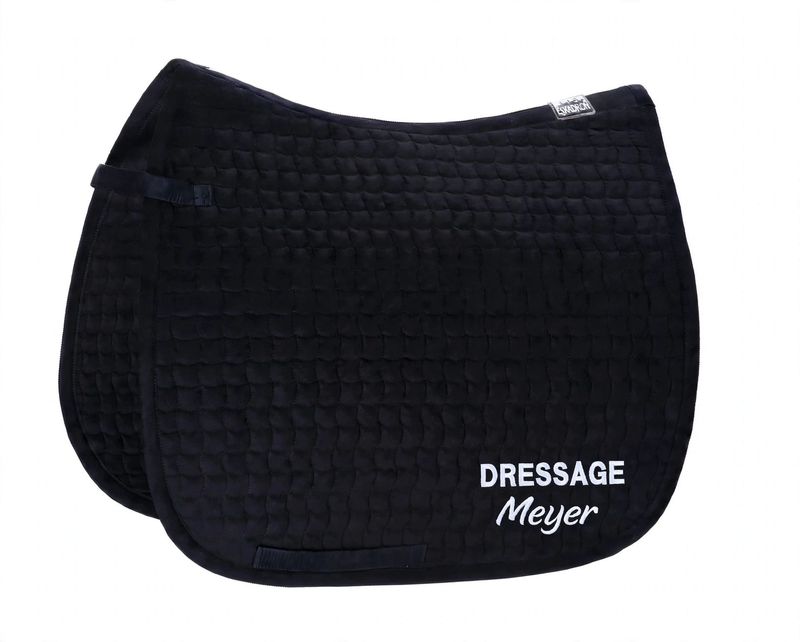 ESKADRON Schabracke COTTON schwarz mit WUNSCHLOGO ESKADRON Schabracke COTTON schwarz mit WUNSCHLOGO