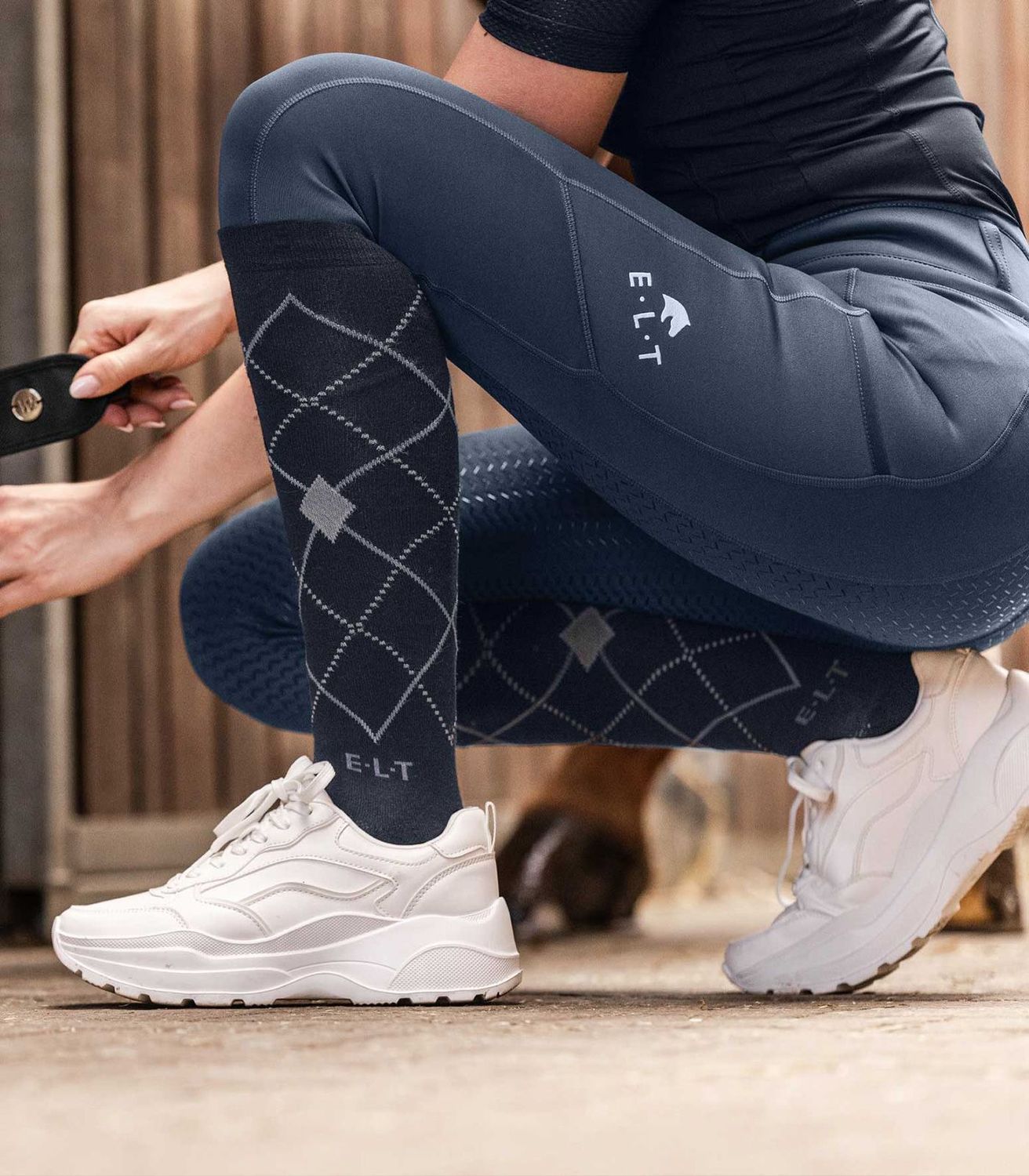 Reitsocken Argyle by ELT