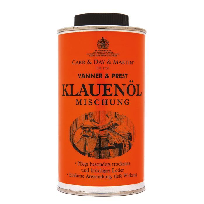 Carr & Day & Martin Vanner & Prest Klauenöl Mischung 500ml Carr & Day & Martin Vanner & Prest Klauenöl Mischung 500ml , Lederpflege, Sattel, Trense, Pferd, Pony