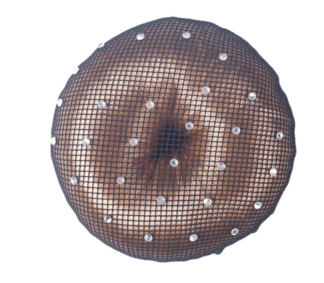 Haarnetz DIAMOND schwarz CRYSTAL by HORKA Knotnet, Accessoire, Haaraccessoire, Haarnetz, Duttnetz, Dressurreiter, Pferd, Pony