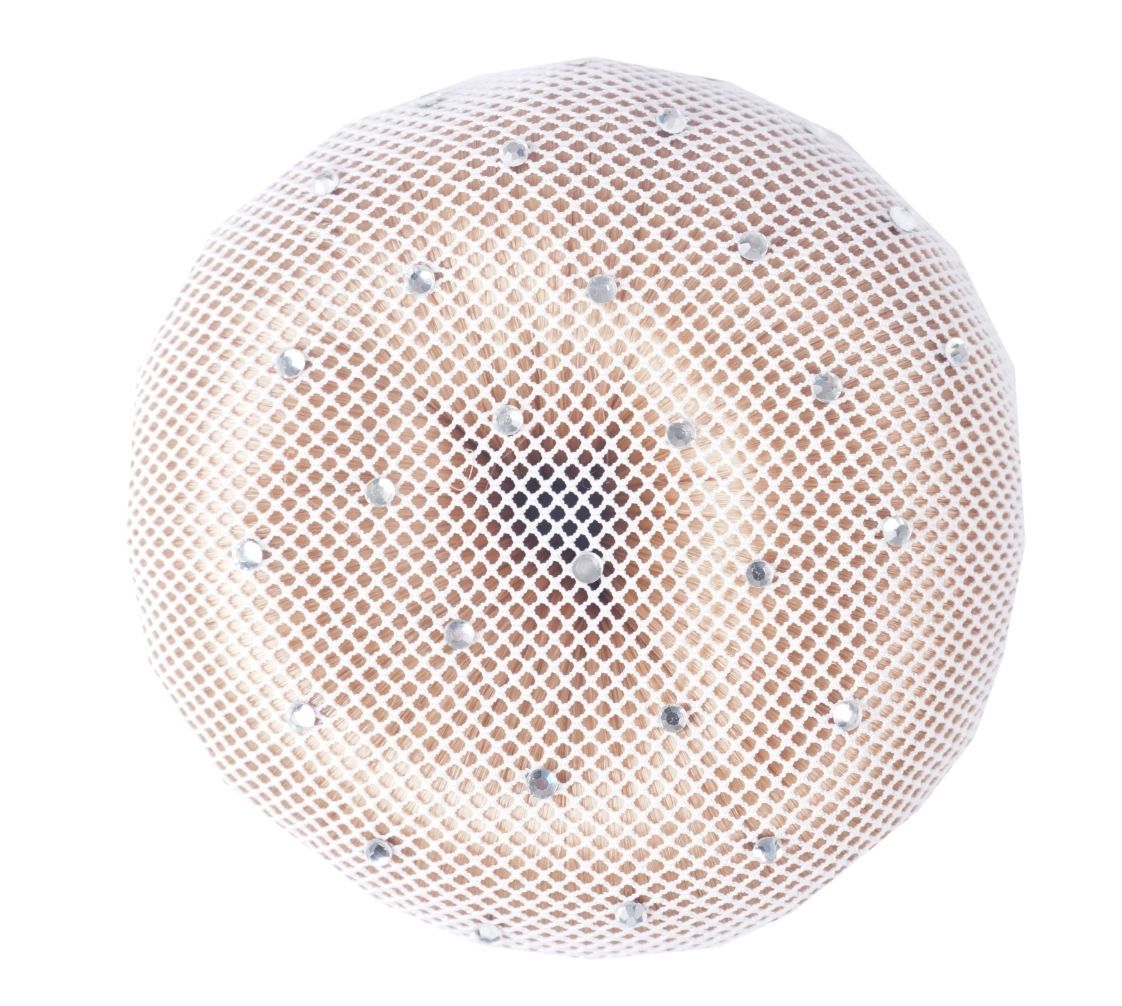 Haarnetz DIAMOND weiß CRYSTAL by HORKA Knotnet, Accessoire, Haaraccessoire, Haarnetz, Duttnetz, Dressurreiter, Pferd, Pony