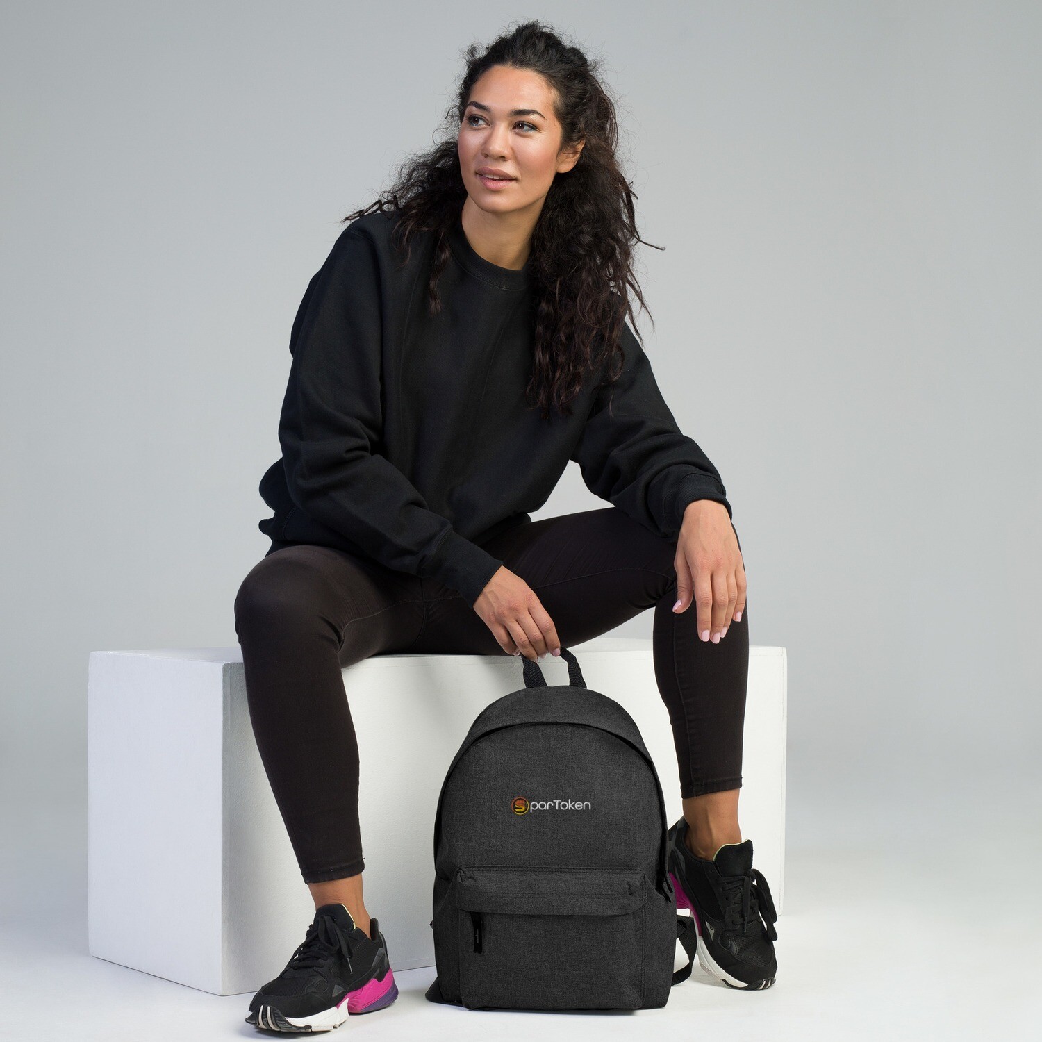 Bestickter Rucksack