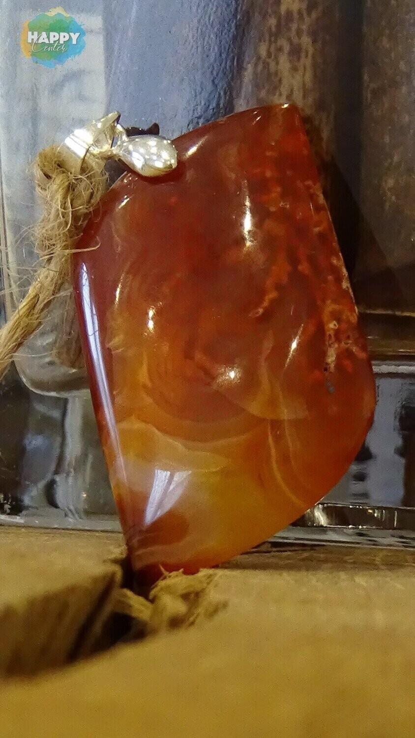 Pendentif Cornaline - Forme S
