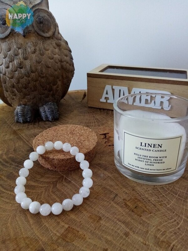 Bracelet Pierre de Lune : Sécurisant - Réconfortant - Rassurant