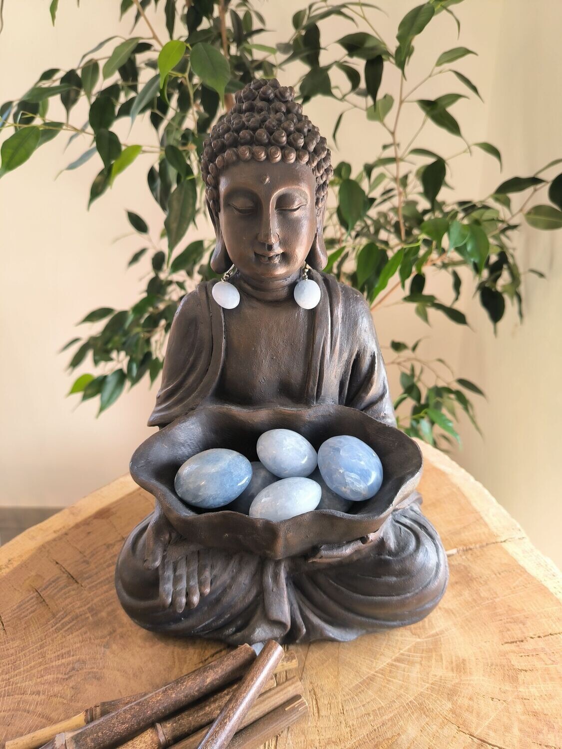 Calcite Bleue pour calmer les peurs, l'anxiété, le stress et bien dormir
