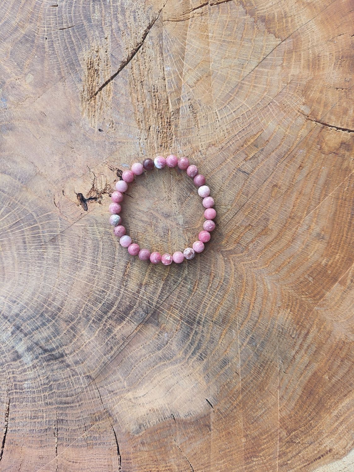 Bracelet Thulite : pour maitriser les émotions, guérir les blessures émotionnelles et soulager le stress