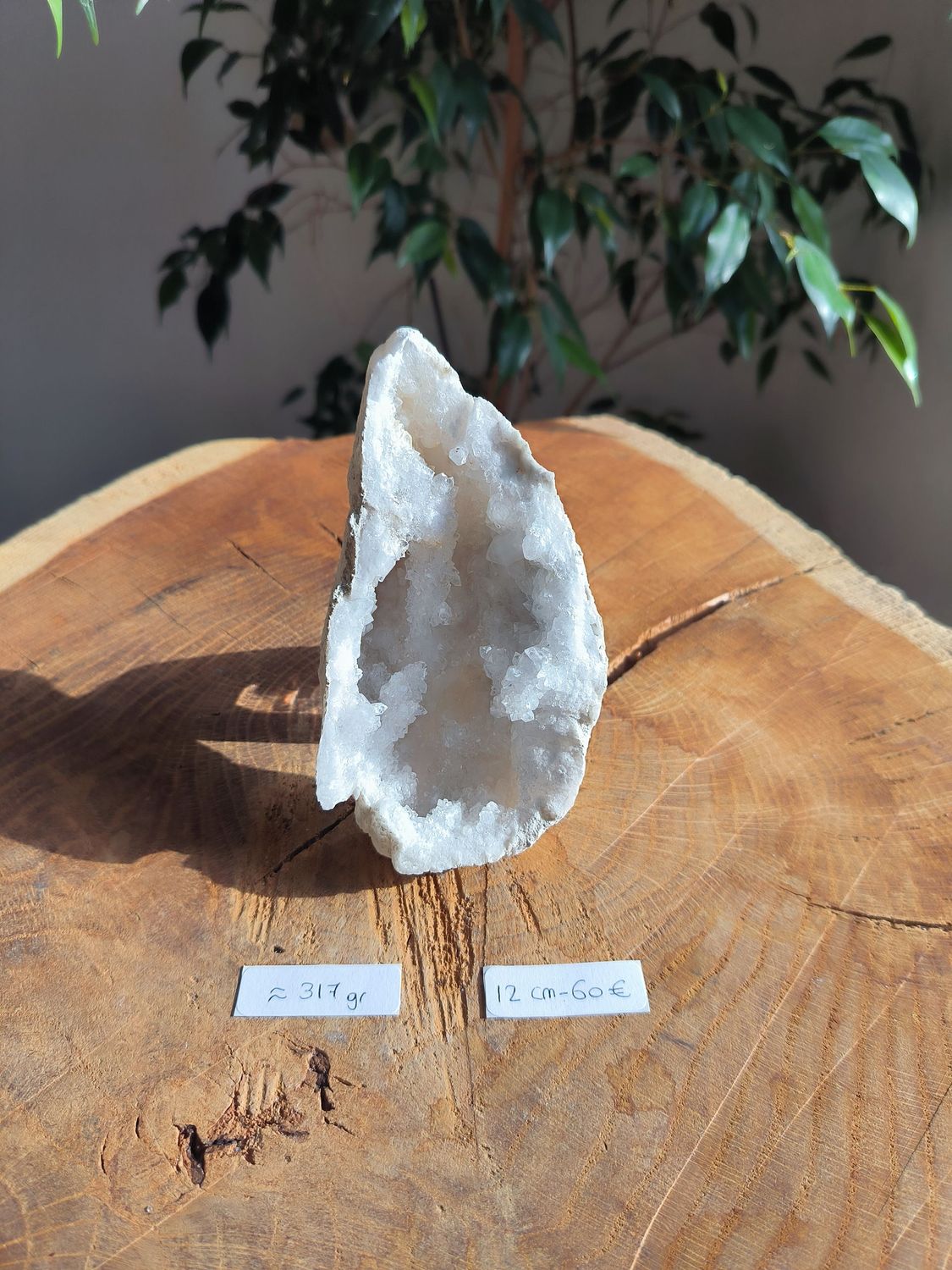 Géode de Quartz 12 cm - 317 gr