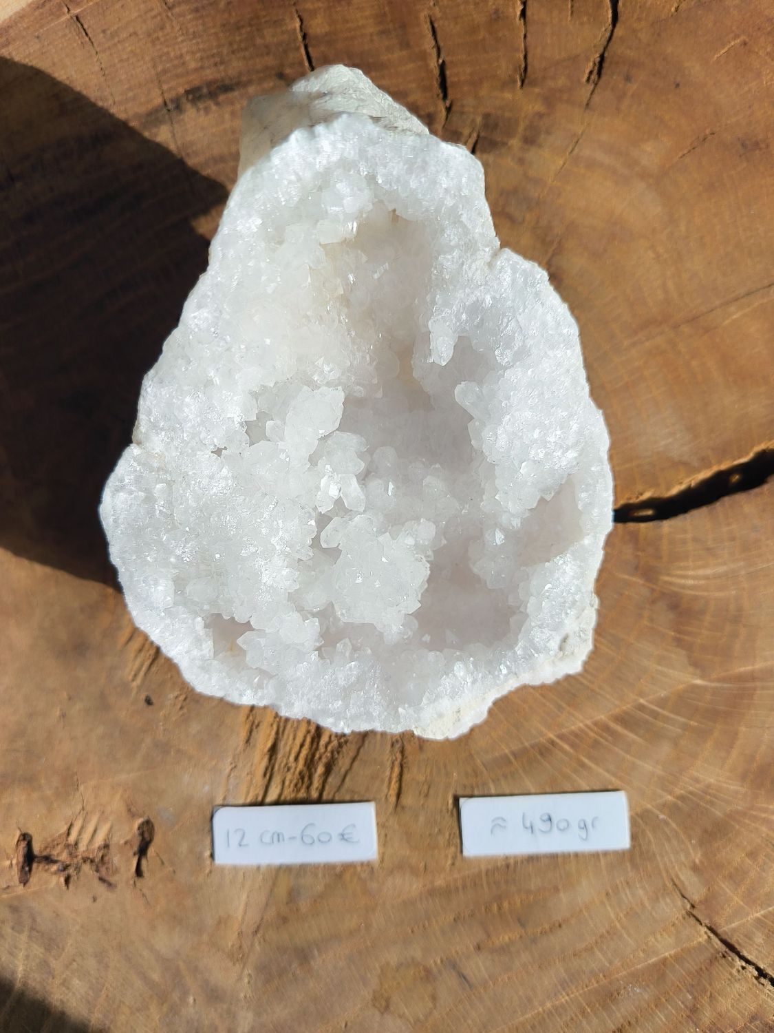 Géode de Quartz 12 cm - 490 gr