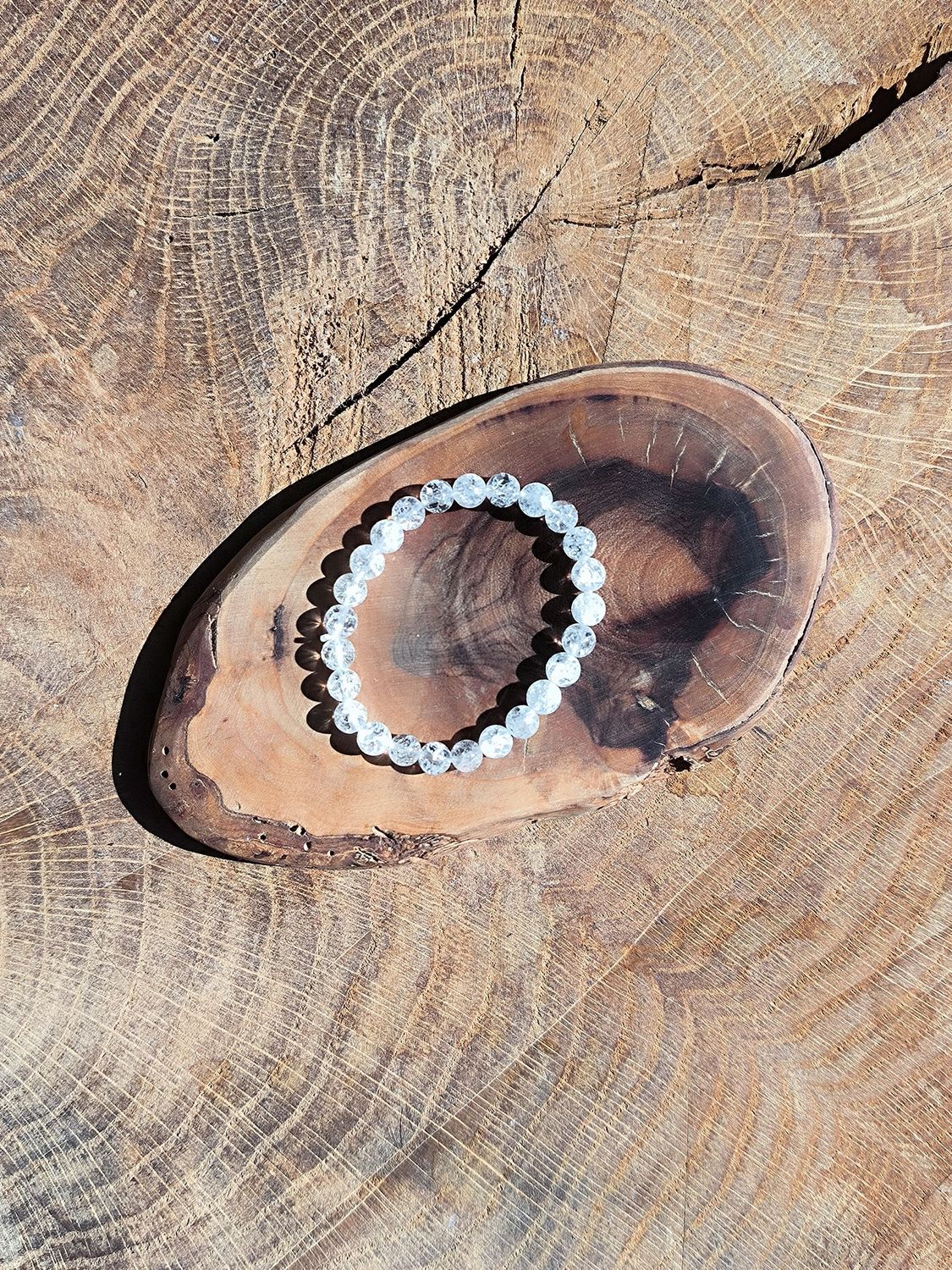 Bracelet Enfant Cristal de Roche Irisé