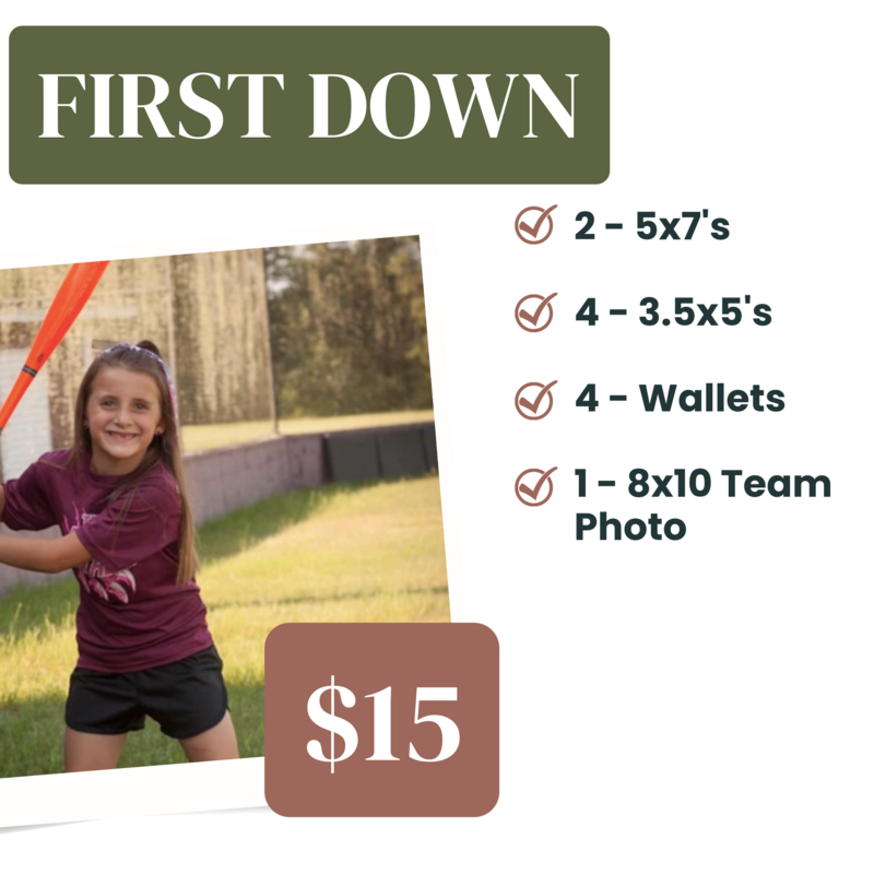 First Down Photo Package