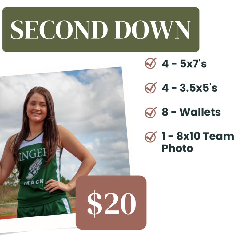 Second Down Photo Package