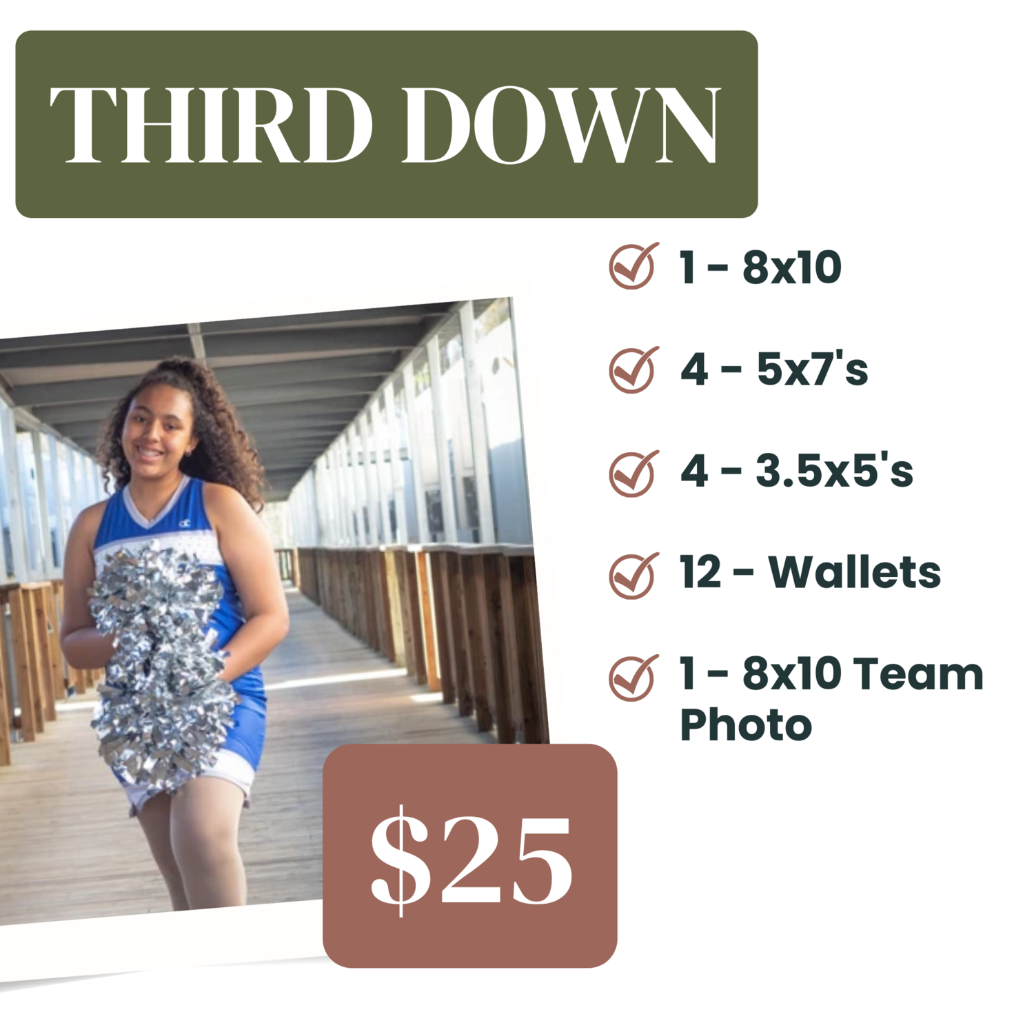Third Down Photo Package