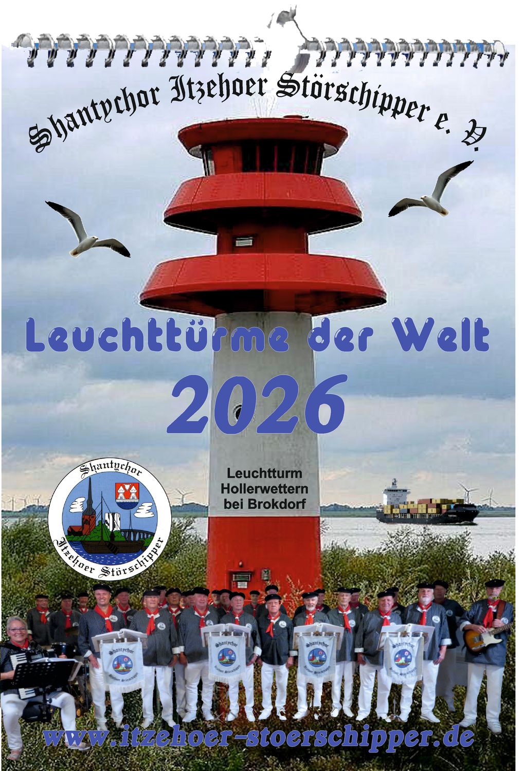 Wandkalender 2026 - Leuchttürme der Welt - A4
