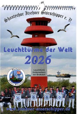 Wandkalender 2026 - Leuchttürme der Welt - A4