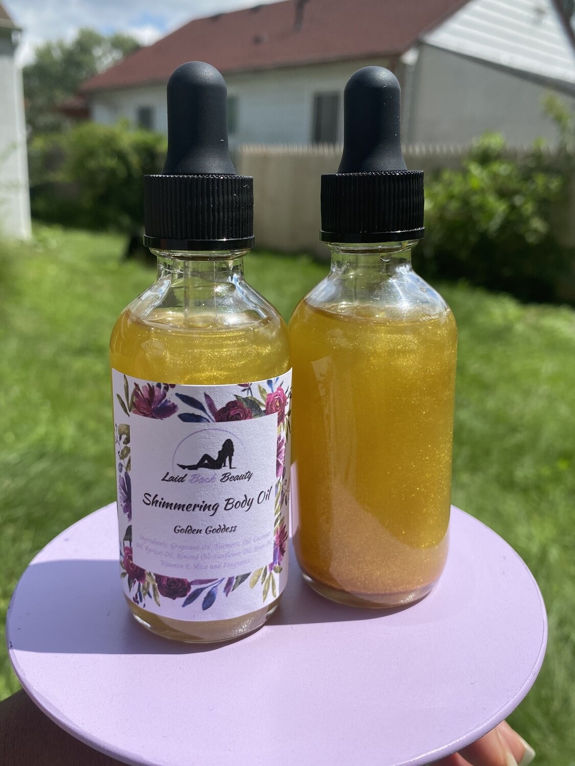 Shimmering Body Oil - Golden Goddess