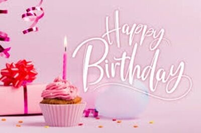 birthday menu