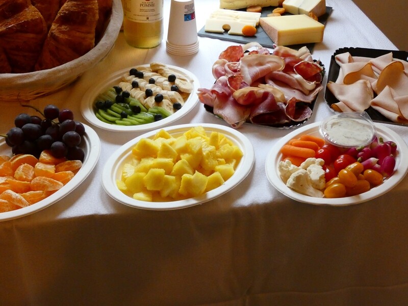 Complete sweet buffet