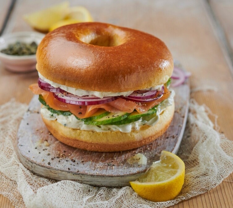 Bagel au saumon