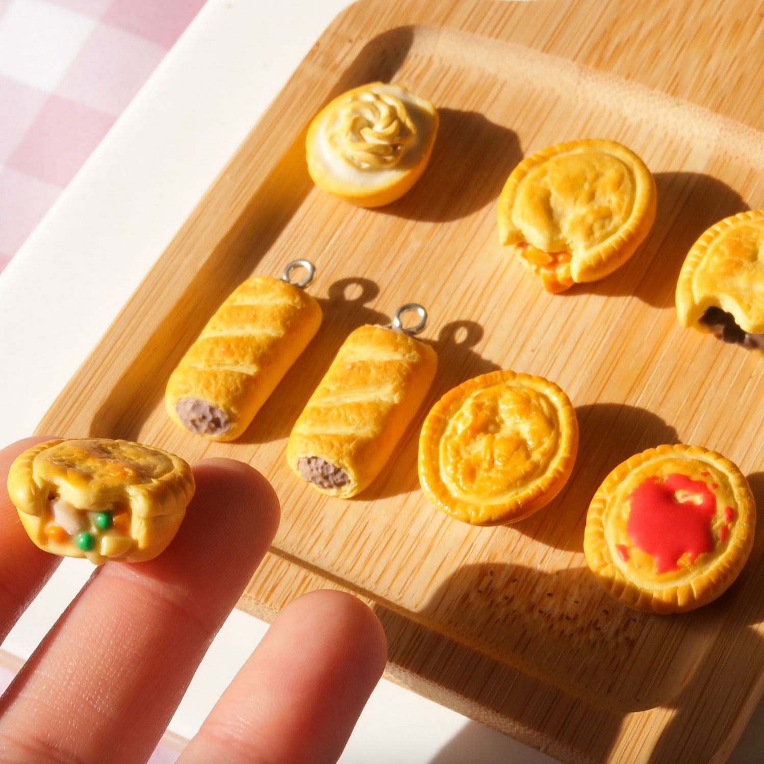 Meat Pie Earrings