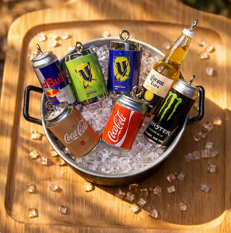 Fizzy Drink Can Earrings |  Soft Drinks Earrings | L &amp; P to Coca Cola Earrings