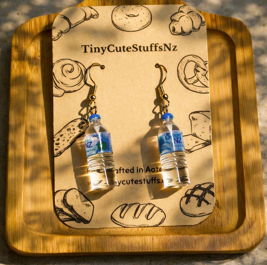 Water Bottle Earrings