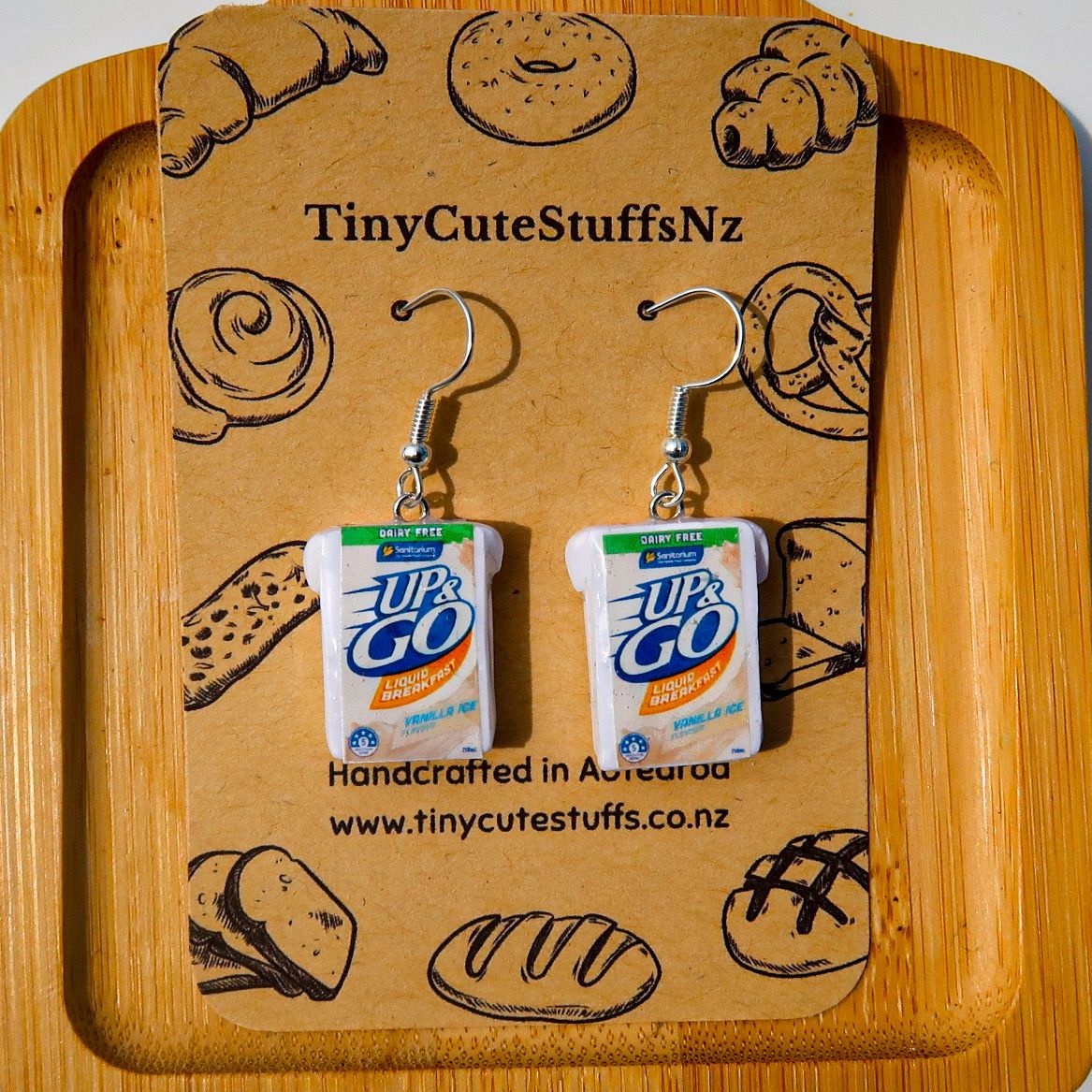 Up &amp; Go Dairy-Free Earrings | Up and Go