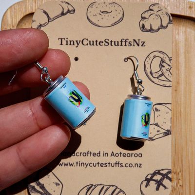 V Energy Drink Sugar Free Can Drink Earrings