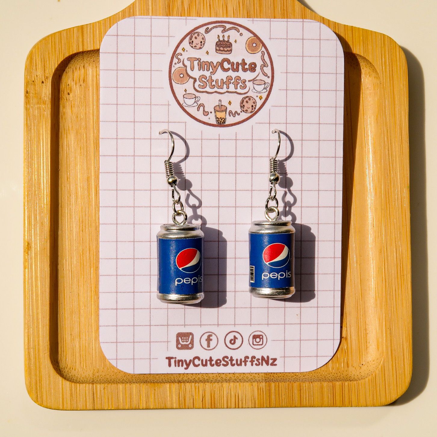 Pepsi Can Earrings