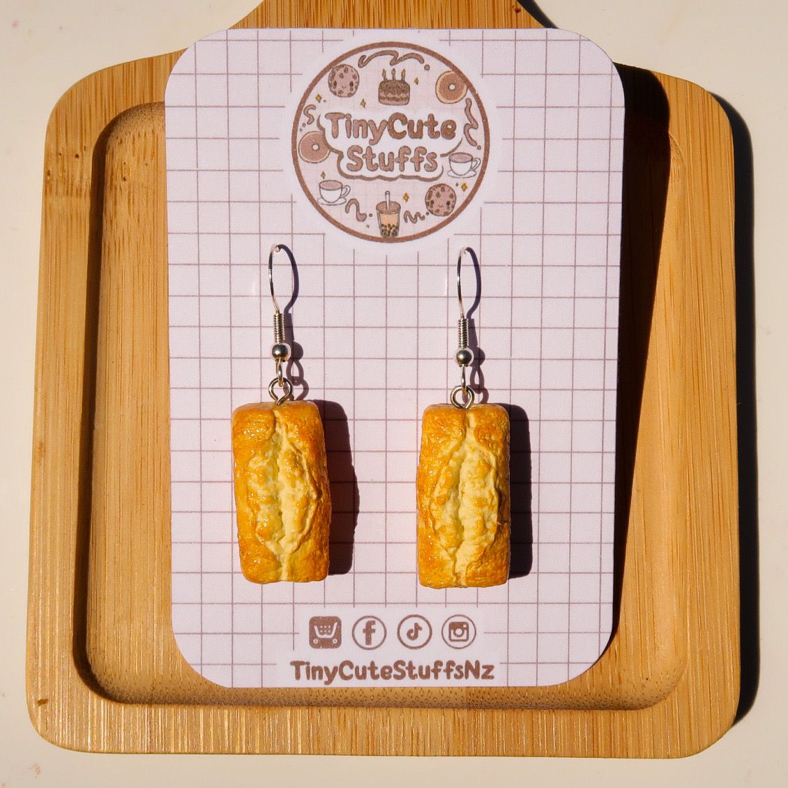 Loaf Of Bread Earrings