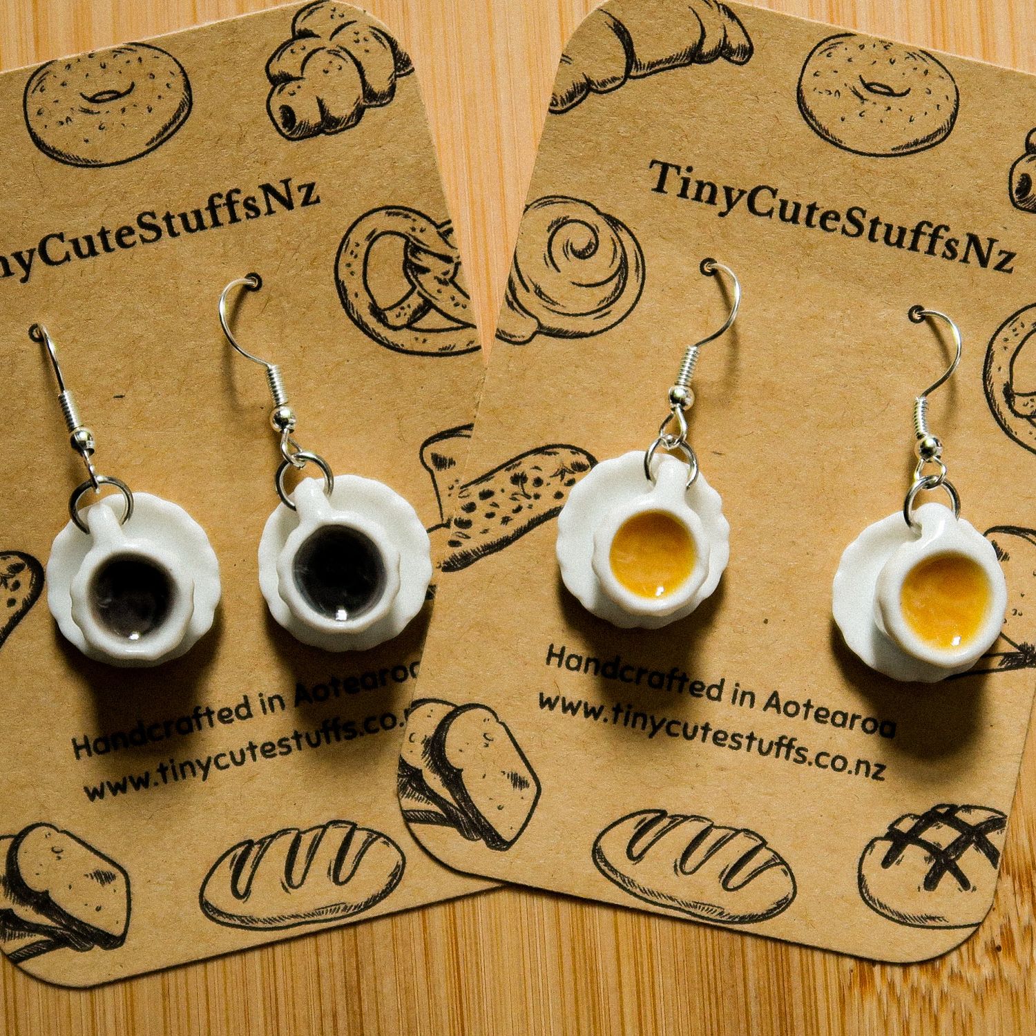 Cup of Coffee Earrings