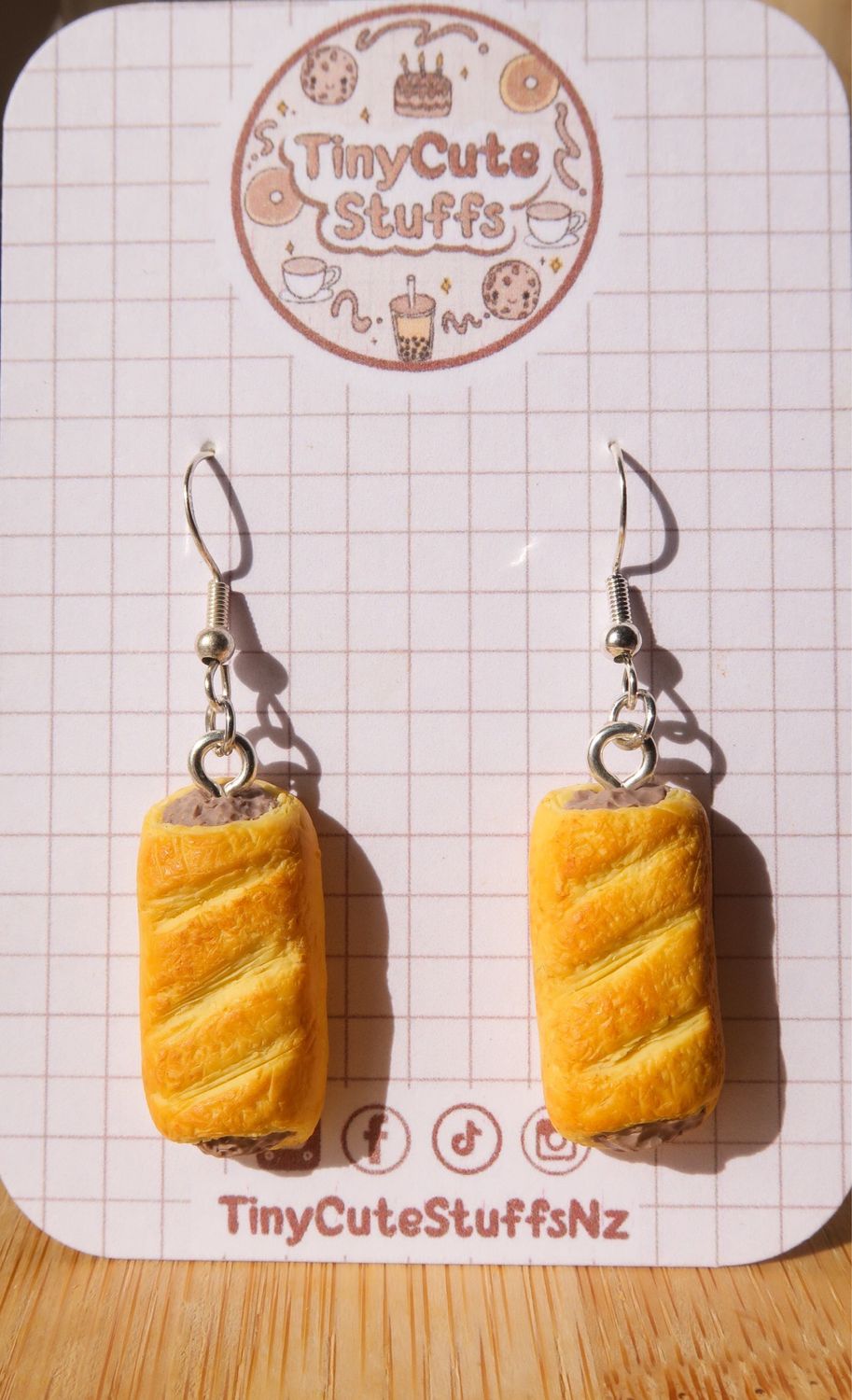 Sausage Roll Earrings