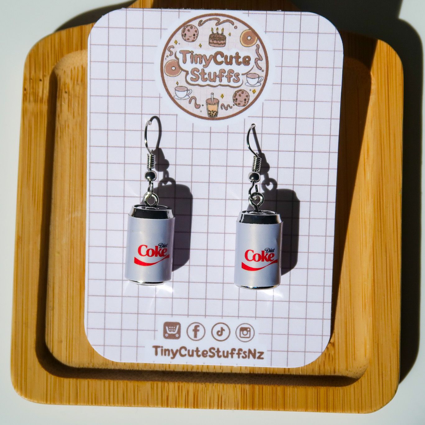 Diet Coke Can Earrings