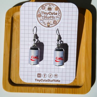 Diet Coke Can Earrings