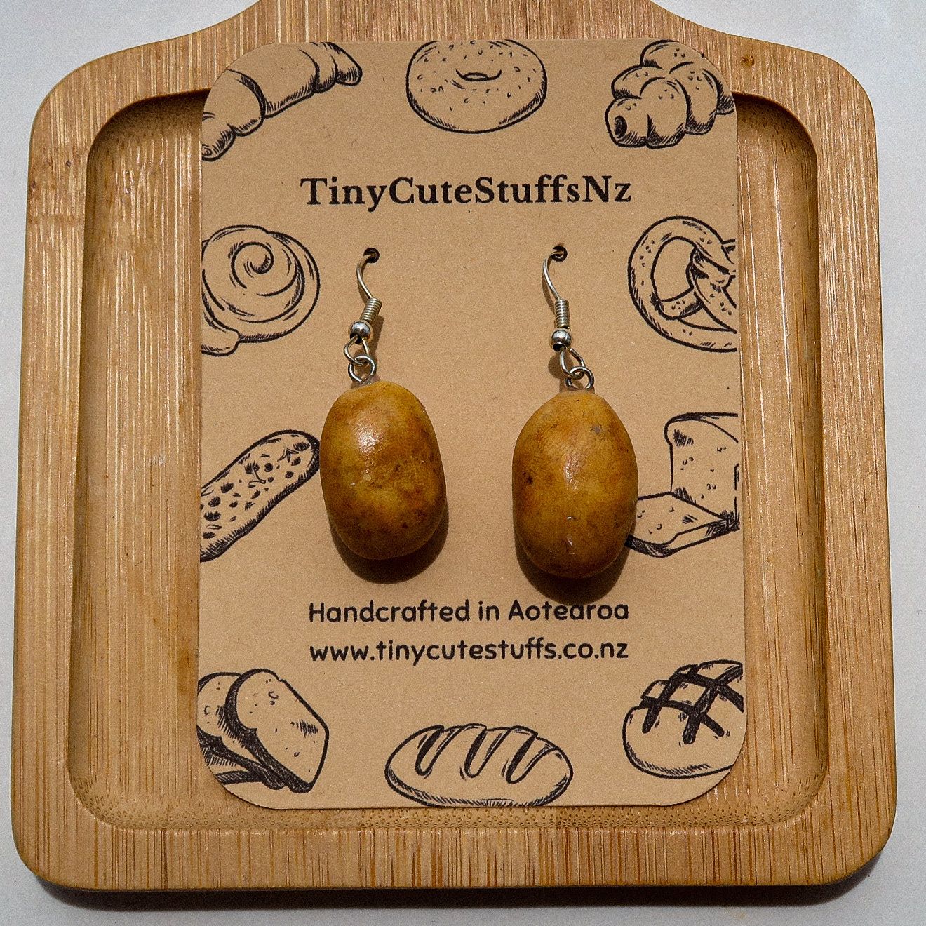 Potato Earrings
