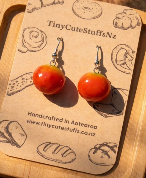 Tomato Earrings
