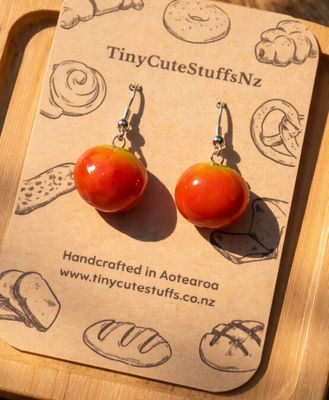 Tomato Earrings