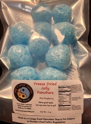 Freeze Dried Jolly Ranchers "Blue Raspberry Only" - Large