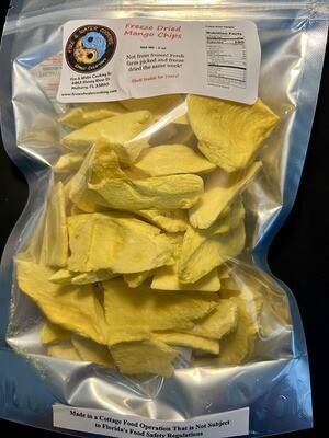 Freeze Dried Organic Mango Chips